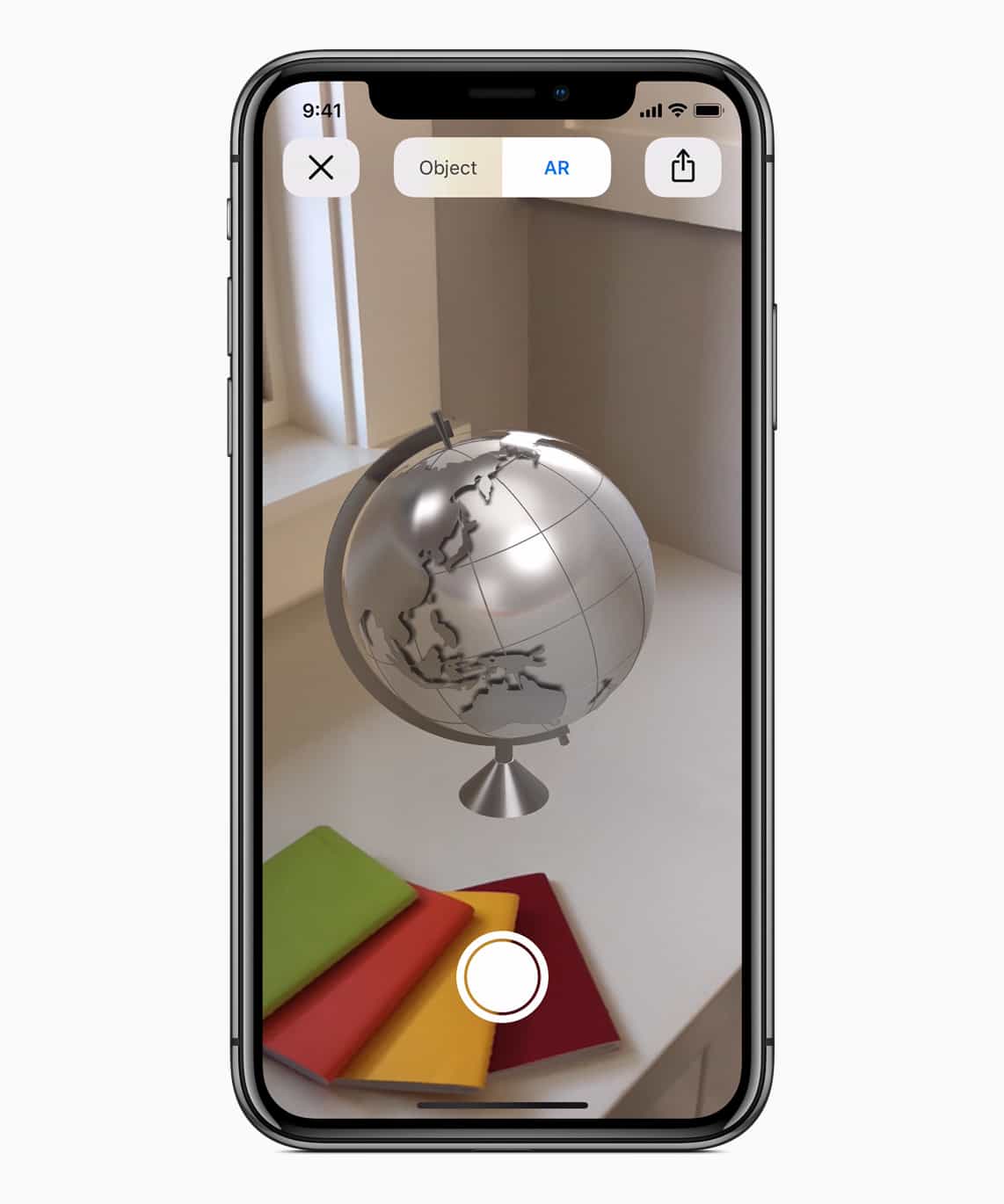 ARKit 2.0 Globe Scene 